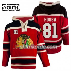 Chicago Blackhawks Marian Hossa 81 Rot Sawyer Hooded Sweatshirt - Kinder